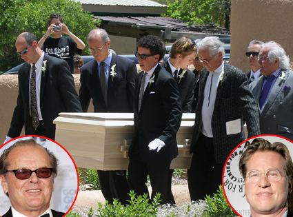 Dennis Hopper Funeral, Jack Nicholson, Val Kilmer Dennis Hopper Funeral, Jack Nicholson, Val Kilmer